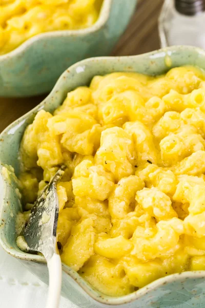 Macaroni and cheese with elbow macaroni. — Stock Photo, Image