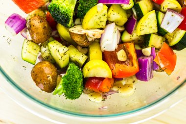 Kavrulmuş sebze karışık