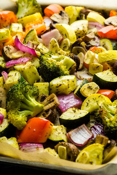 Mixed roasted vegetables — Stock Photo, Image