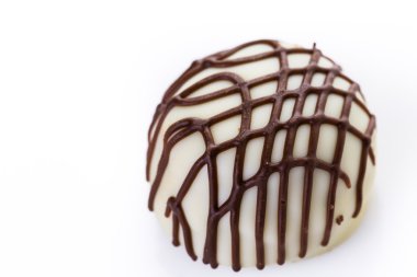 çikolata truffles yakın çekim