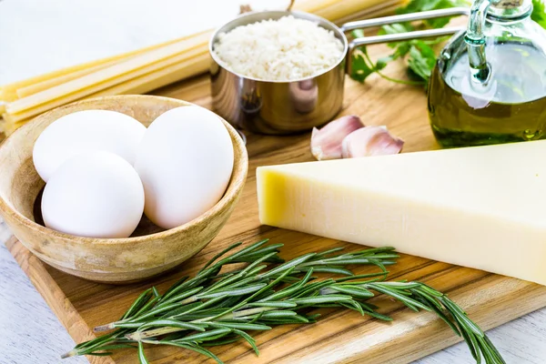 Macarrão pangrattato Ingredientes — Fotografia de Stock