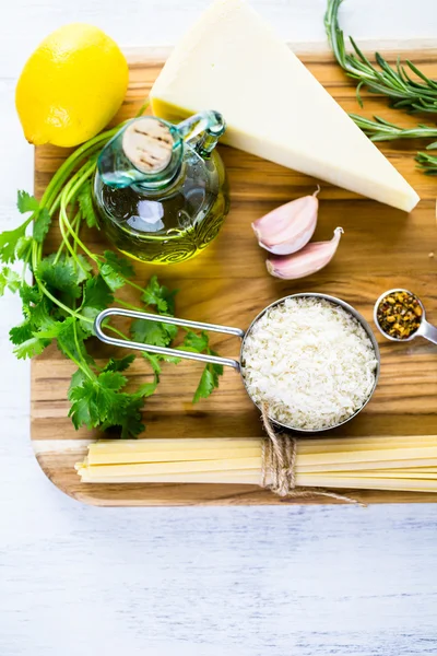 Macarrão pangrattato Ingredientes — Fotografia de Stock