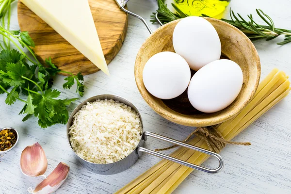 Macarrão pangrattato Ingredientes — Fotografia de Stock