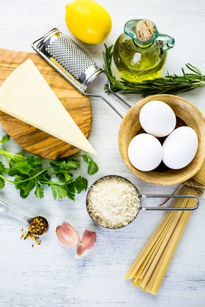 Pasta pangrattato Ingredientes — Foto de Stock