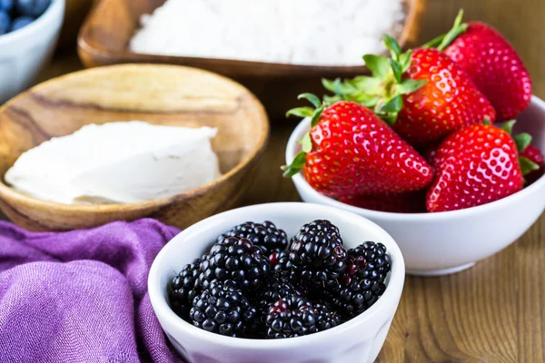 Ingredientes para tartas de frutas —  Fotos de Stock