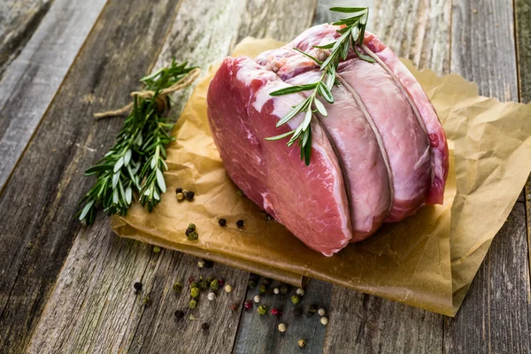 Organic pork lion roast — Stock Photo, Image