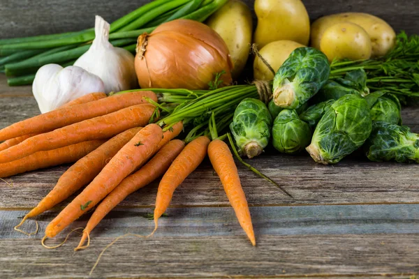 Färska ekologiska grönsaker — Stockfoto