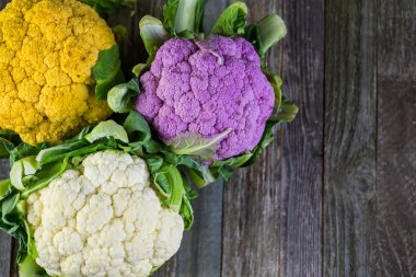 Gökkuşağı organik karnabahar