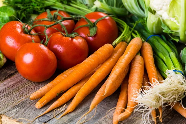 Verduras orgánicas frescas — Foto de Stock