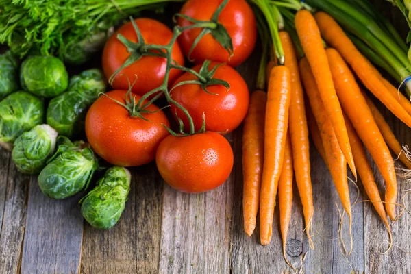 Verduras orgánicas frescas — Foto de Stock