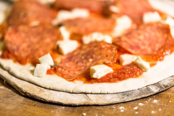 Haciendo Pizza de Estilo Napolitana —  Fotos de Stock