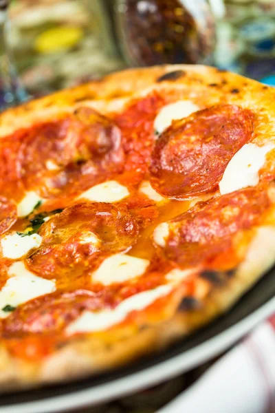 Neapolitan Style Pizza — Stock Photo, Image