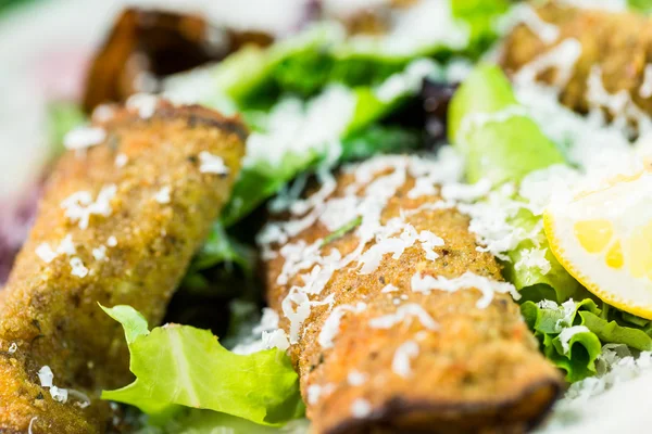 Eggplant Rotoli appetizers — Stock Photo, Image