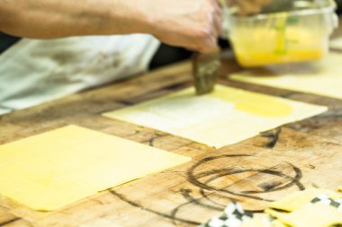 İtalyan Mantısı hazırlanıyor 