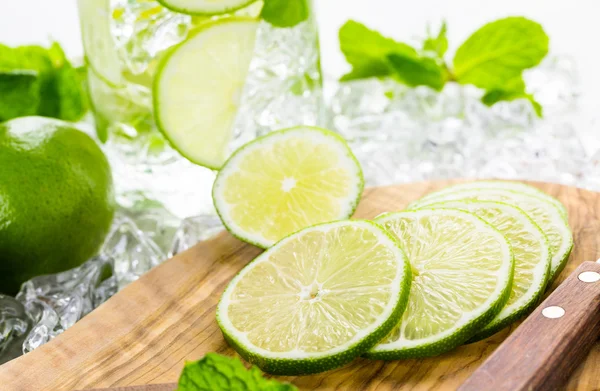 Water made with organic citruses — Stock Photo, Image