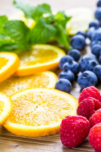 Diiris buah organik segar — Stok Foto