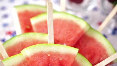 Karpuz dilimi Popsicles