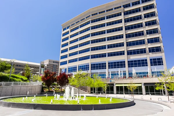 Light rail station view — Stock Photo, Image