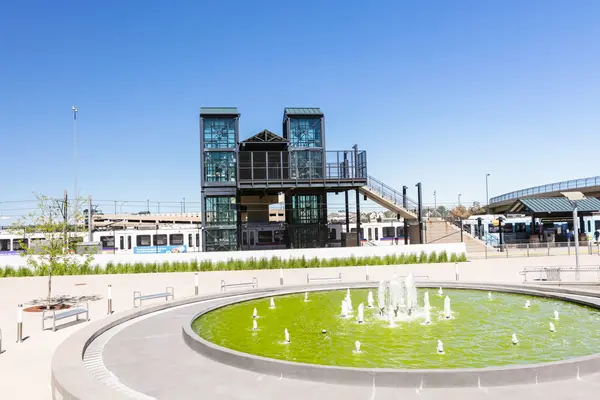 Stadtbahnstation — Stockfoto