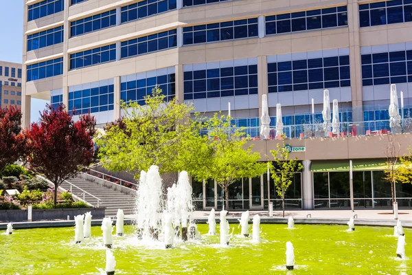 Light rail station view — Stock Photo, Image