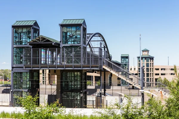 Light rail station — Stock Photo, Image