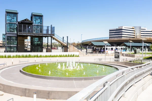 Light rail station — Stock Photo, Image