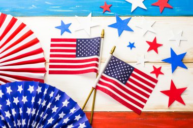 July fourth decorations clipart
