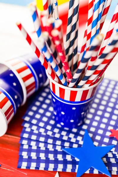 Decorations for July 4th barbecue. — Stock Photo, Image