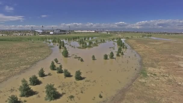 科罗拉多河的空中景观 — 图库视频影像