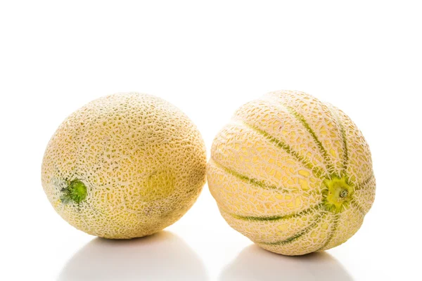 Vielfalt an Bio-Melonen — Stockfoto