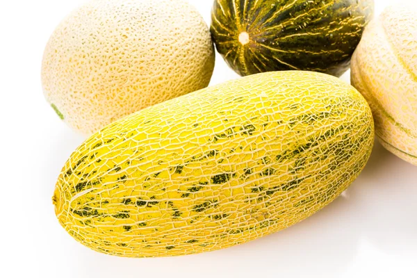 Vielfalt an Bio-Melonen — Stockfoto