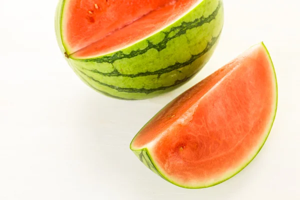 Organic mini red watermelon — Stock Photo, Image