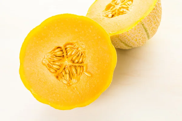 Mysk melon på nära håll — Stockfoto