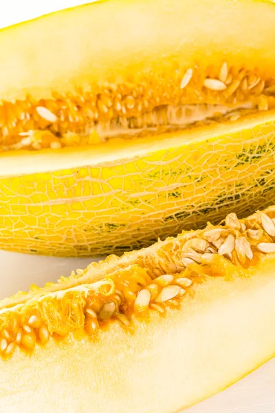Ekologisk Persiska melon — Stockfoto