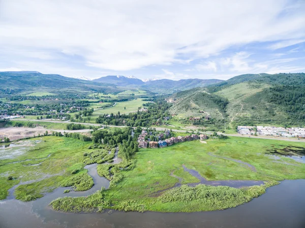 Letecký pohled na řeku Colorado — Stock fotografie