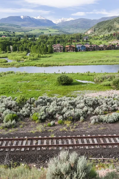 Vista aerea del fiume Colorado — Foto Stock