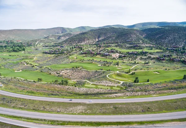 Vista aerea del fiume Colorado — Foto Stock