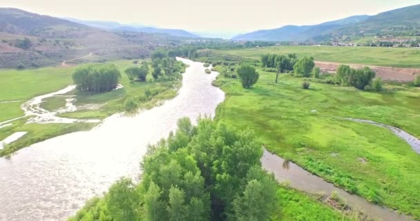 Vista aérea del río Colorado — Vídeo de stock