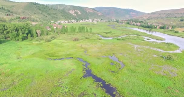 Widok z powietrza na rzekę Kolorado — Wideo stockowe