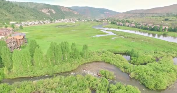 Luftaufnahme des Colorado River — Stockvideo