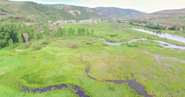 Luftaufnahme des Colorado River — Stockvideo
