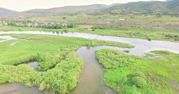 Luftaufnahme des Colorado River — Stockvideo