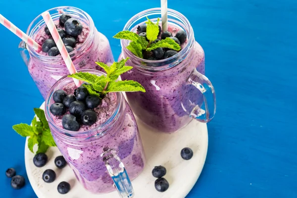 Saboroso smoothie Blueberry — Fotografia de Stock