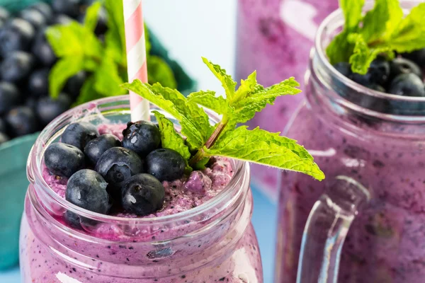 Saboroso smoothie Blueberry — Fotografia de Stock
