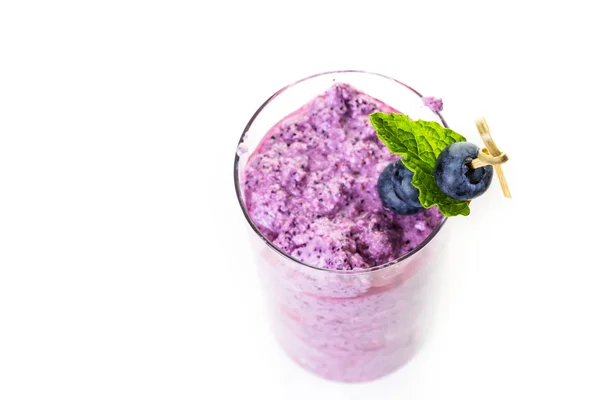 Färska Blueberry smoothie — Stockfoto