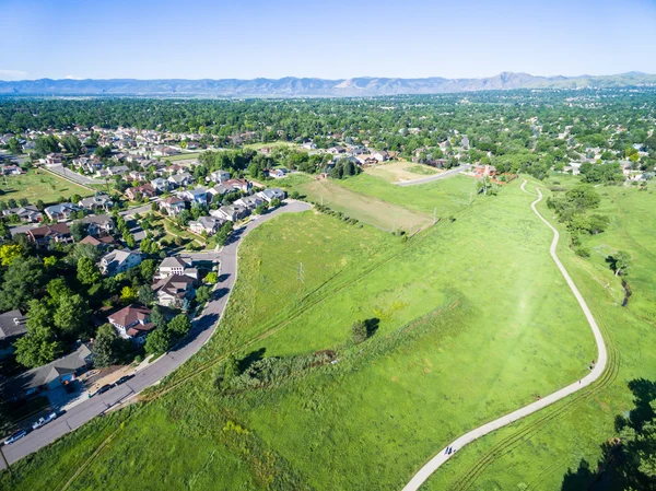 Vista aérea del Parque Belmar — Foto de Stock