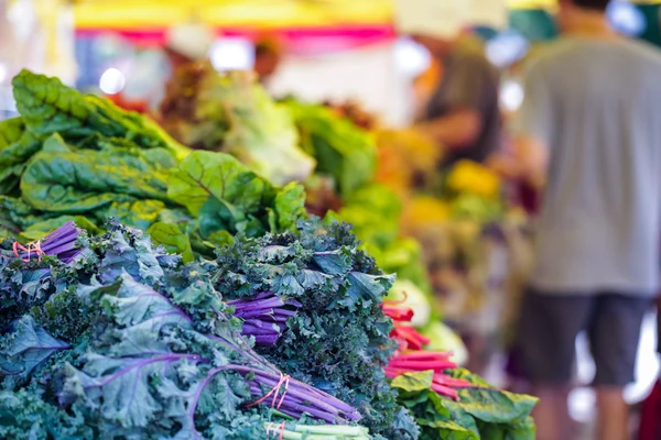 Mercado dos agricultores, produtos biológicos — Fotografia de Stock