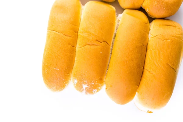 Čerstvě upečený hotdogy — Stock fotografie
