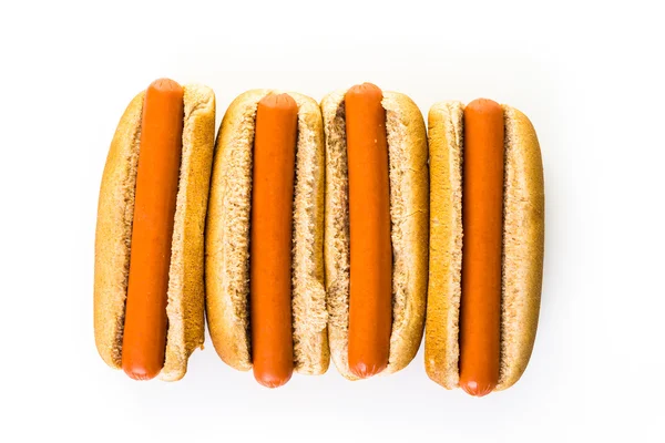 Tradiční hot dogy — Stock fotografie