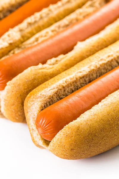 Tradycyjnych hot-dogi — Zdjęcie stockowe